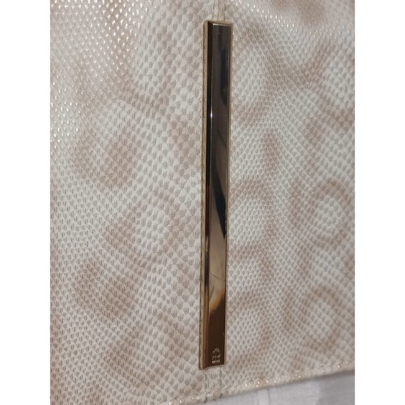 JL Gold Snake Purse Embossed Python print Bag - Picture 2 of 7